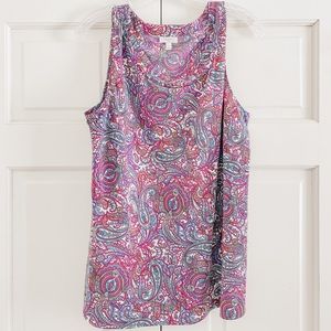 Talbots Sleeveless Blouse (L)